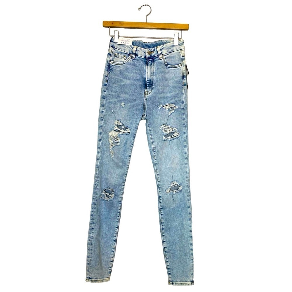 NWT H&M Super Skinny High Waist/Ankle Length Coupe Ultra-Moulante Denim